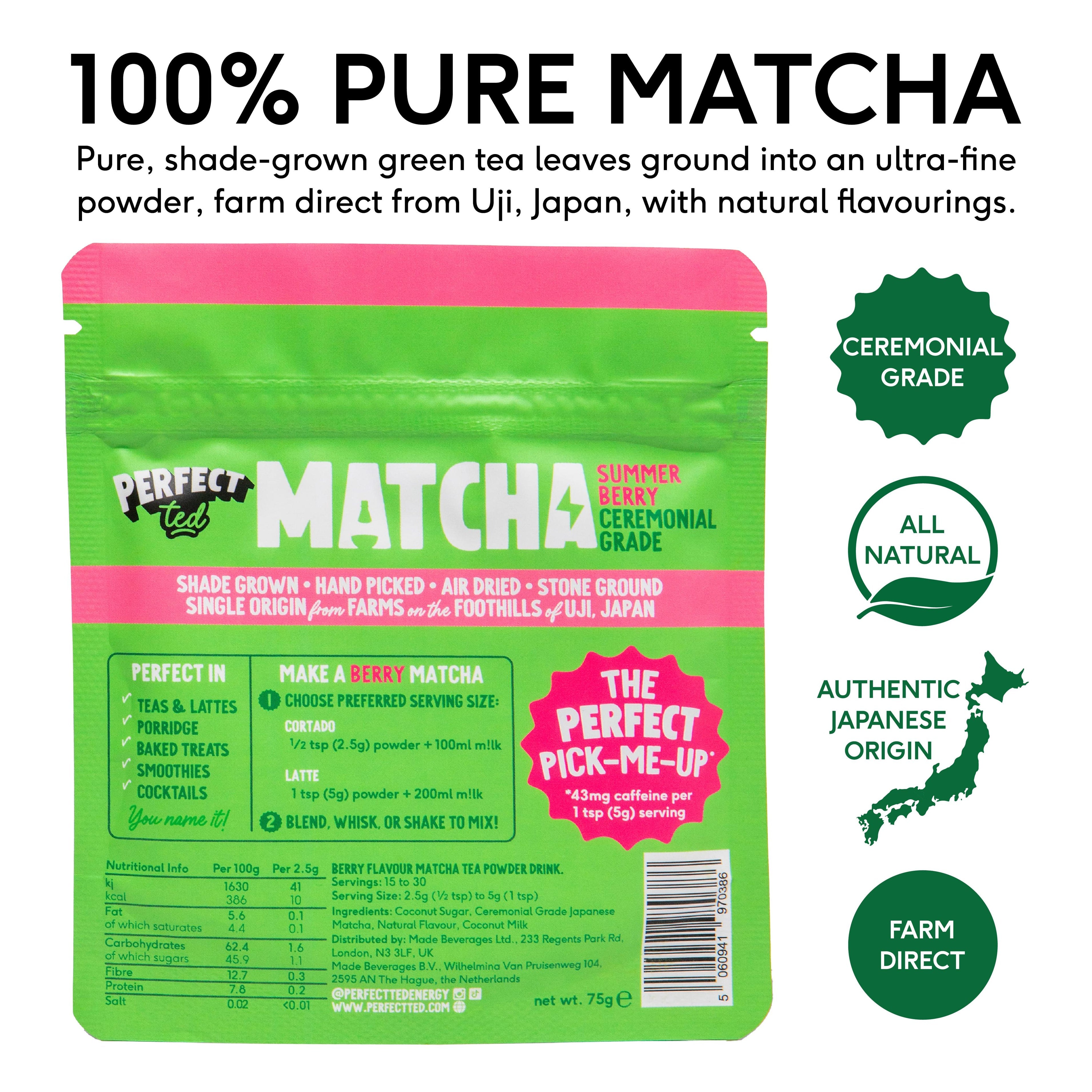 Summer Berry Matcha Powder 75g