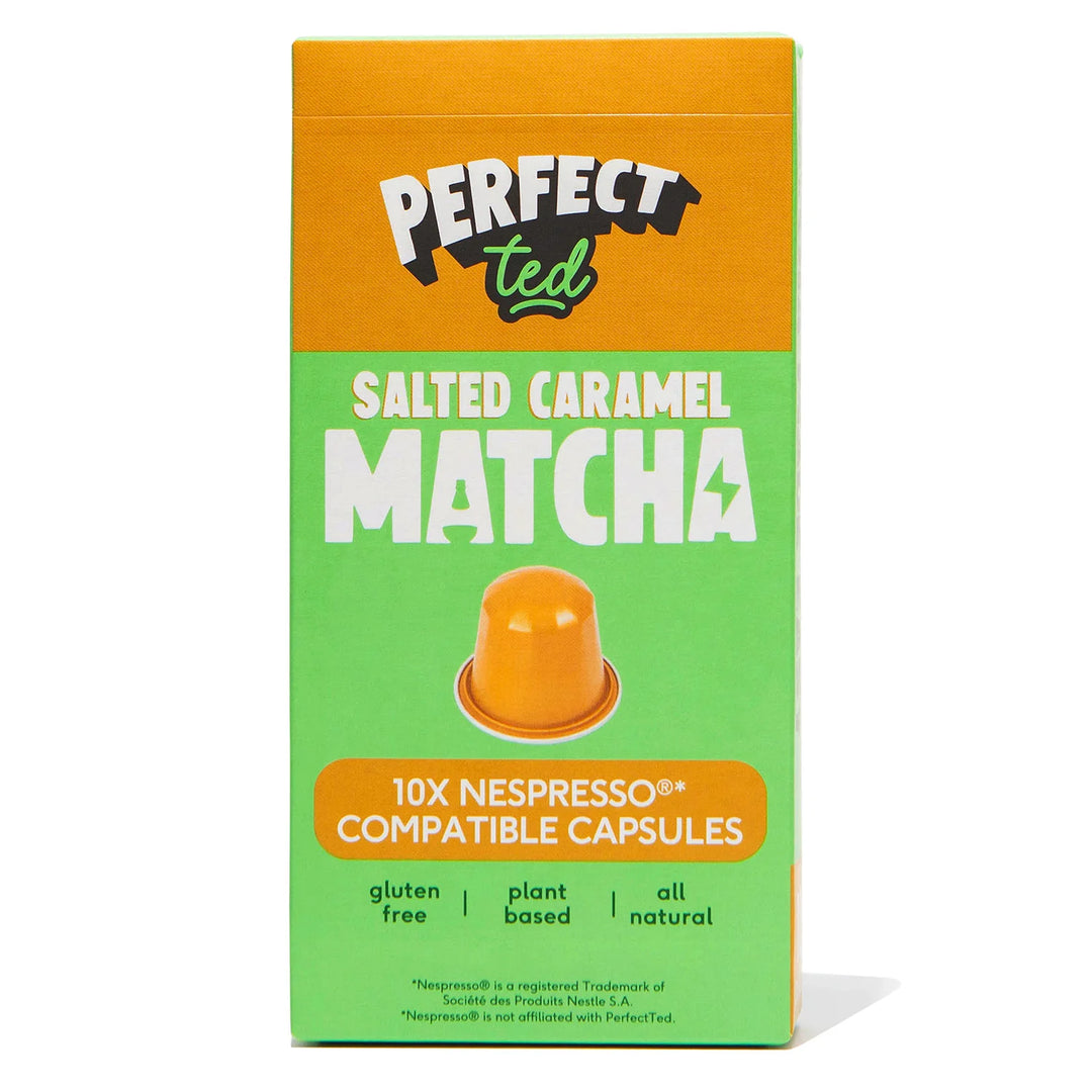 Salted Caramel Matcha Nespresso® Compatible Pods 10X