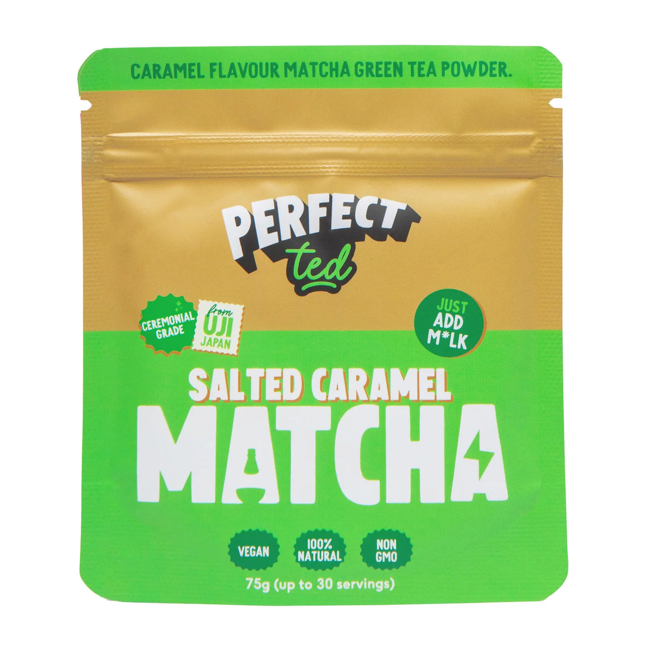 Salted Caramel Matcha Powder 75g