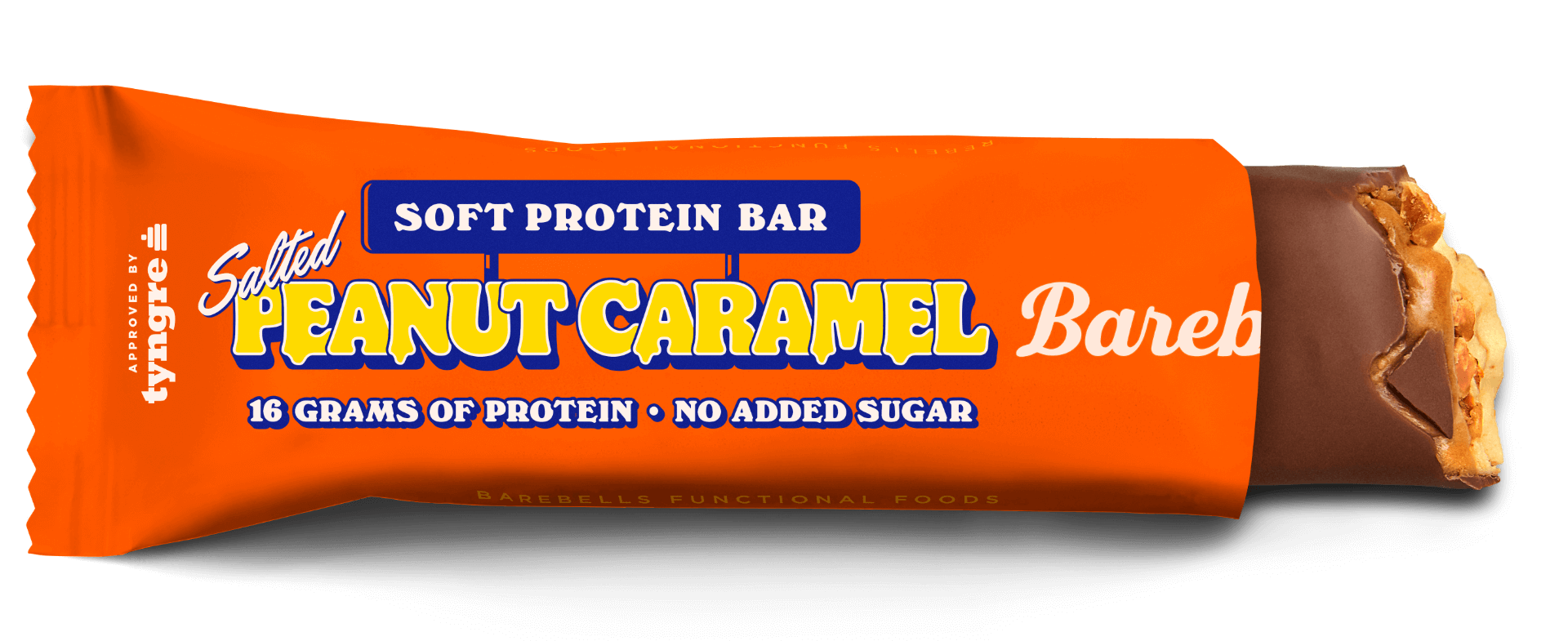 New! Barebells Salted Peanut Caramel Soft bar 55g