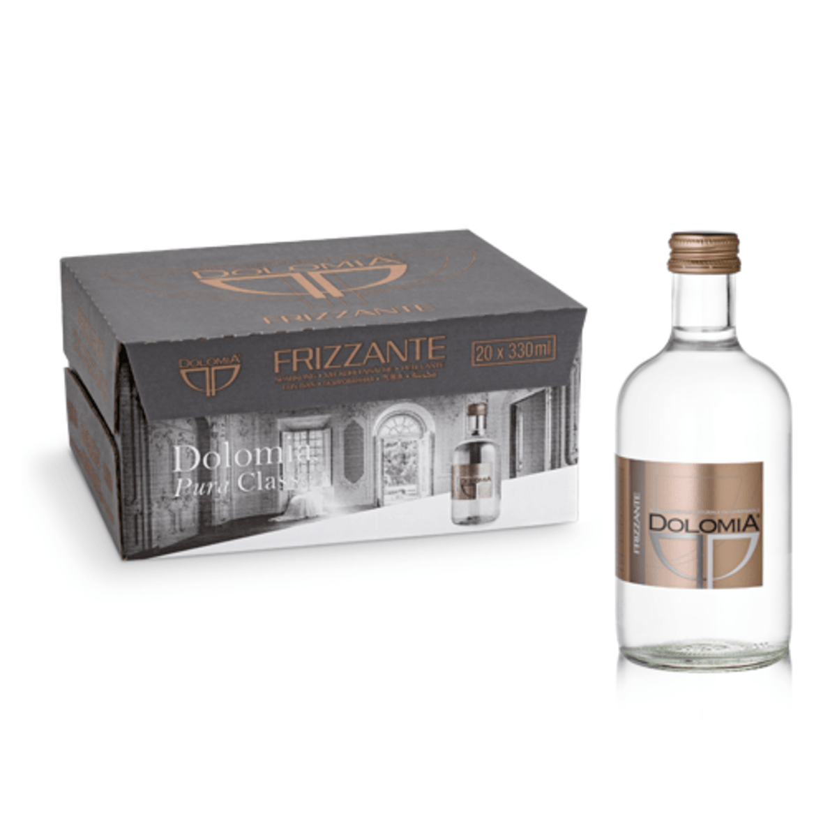 Dolomia Water Exclusive Glass Sparkling 330ml x 20 pieces - THINK GOURMET