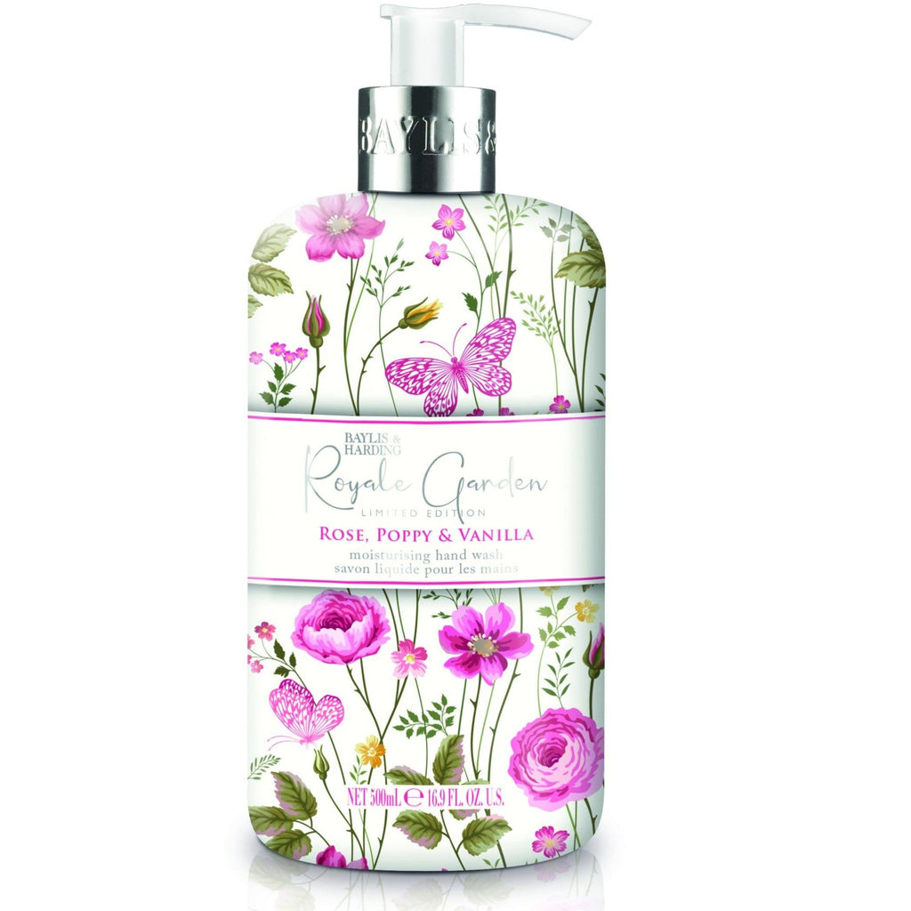 Royale Garden Rose, Poppy & Vanilla 500ml Hand Wash - THINK GOURMET