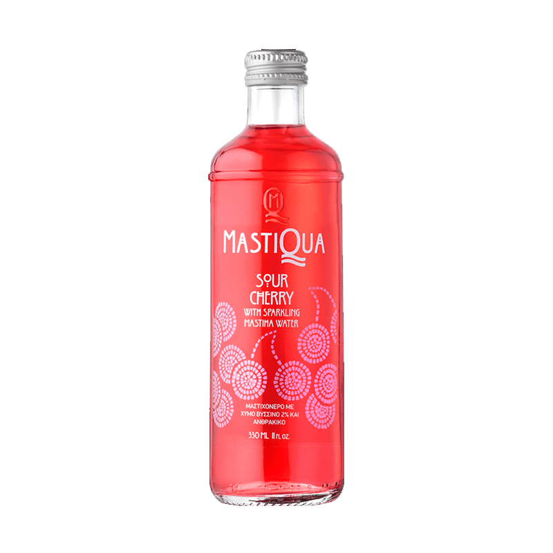 Sour Cherry Mastiqua Water 330ml - THINK GOURMET