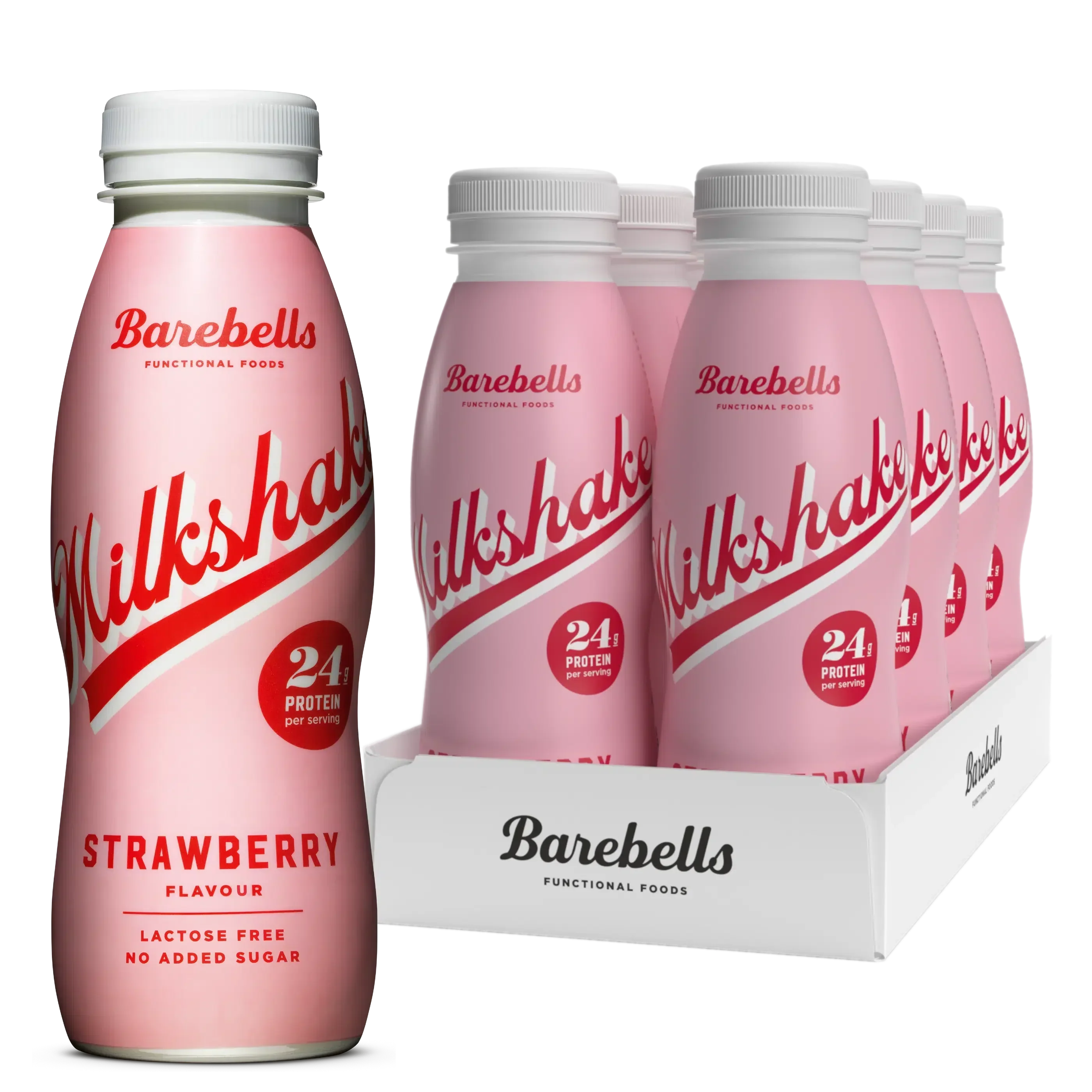 Strawberry Milkshake 330ml - THINK GOURMET