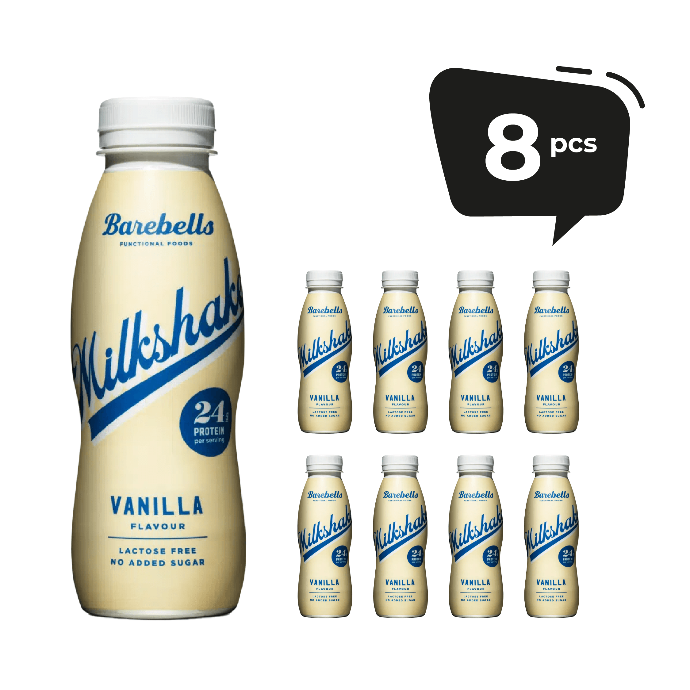 Vanilla Milkshake 330ml - THINK GOURMET