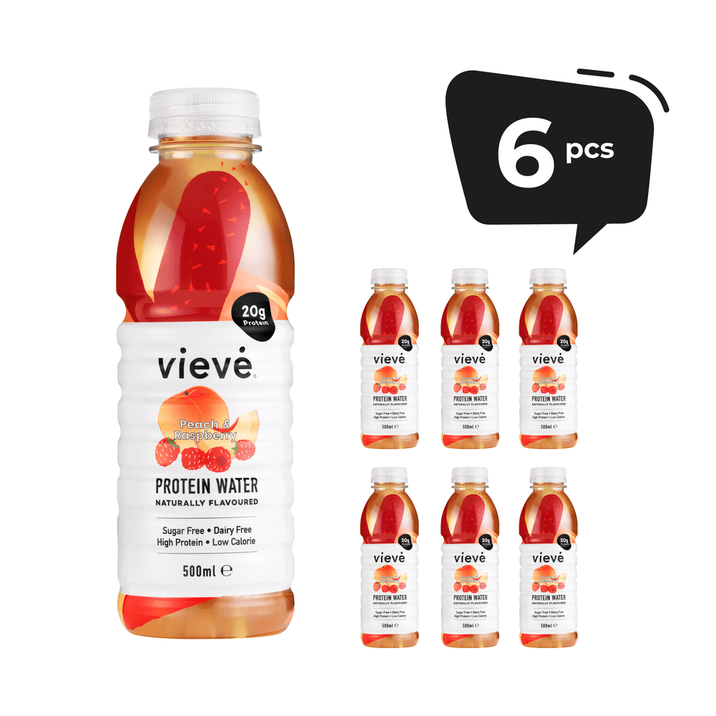 Vieve Protein Water Peach & Raspberry 500ml - THINK GOURMET